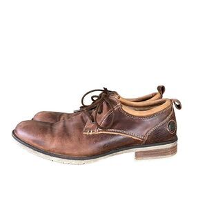 Steve Madden brown leather men’s casual dress shoes size 10.5